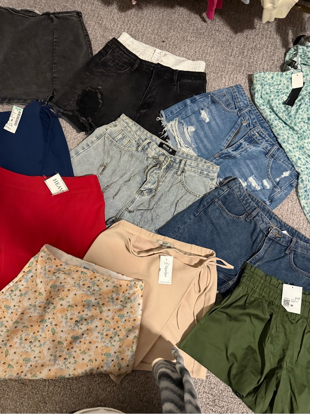 Mixed Women's Shorts and Skirts Bundle - Multiple Colors